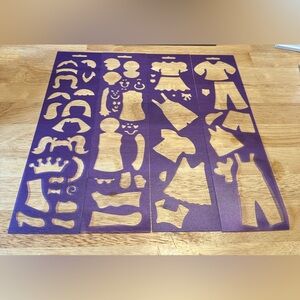 Stencil Sheets Set of 4